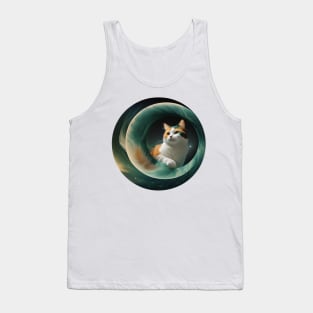 Feline Fashion: Cute Cat Shirts for Ladies Tank Top